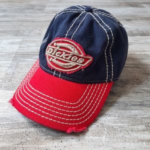 Dickies Hat, one size fits most, blue and red